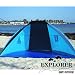 Sports : Strandmuschel 270 x 120 x x120 cm blau