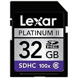 Lexar Platinum II 32 GB 100x SD/SDHC Flash Memory Card LSD32GBSBNA100