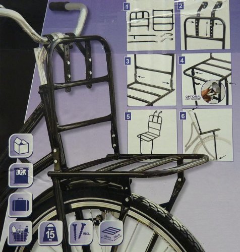 Fahrrad Front-Gepäckträger Anbau Träger 15 kg vorne