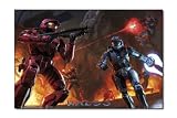 HALO 3 - MULTIPLAYER MASTER CHIEF DEATH MATCH FIGHT - OFFICIAL XBOX 360 LICENSED - OFFICIAL VIDEO GAME WALL POSTER - 61cm x 91.5cm (24 x 36")