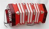 Produkt-Bild: rote Concertina 2 x 10 Kn&ouml;pfe - mit Garantie