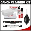 Canon Optical Lens and Digital SLR Camera Cleaning Kit with Brush, Microfiber Cloth, Fluid & Tissue + Blower + Lenspens for EOS 1Ds, 1Ds Mark II, III, IV, 50D, 60D, 5D, 7D, Rebel XS, XSi, T1i, T2i, T3 & T3i