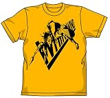 NARUTO疾風伝 ナルトアクションTシャツ ゴールド サイズ:M