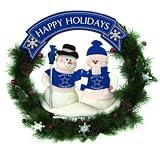 Dallas Cowboys Team Snowman Wreath