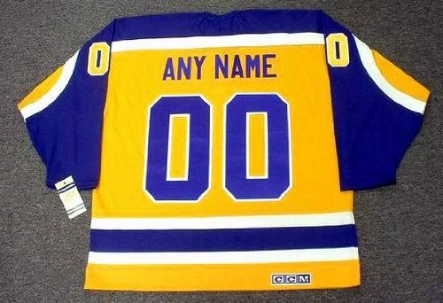 Buy LOS ANGELES KINGS 1980's CCM Vintage Throwback Home NHL Hockey Jersey Customized with Any Name...