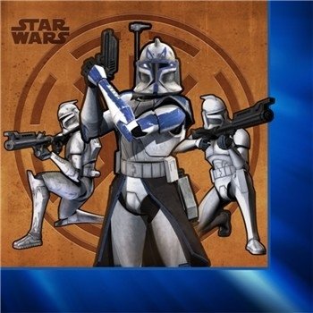 Star Wars - The Clone Wars Beverage Napkins, 16ct