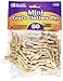 BAZIC Mini, Natural Clothespins, Wood, 50 Per Pack 3
