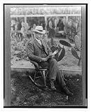 51WfU%2BU NiL. SL160  Historic Print (S): [Luther Burbank, full length portrait, seated outdoors in a wicker rocking chair, readin