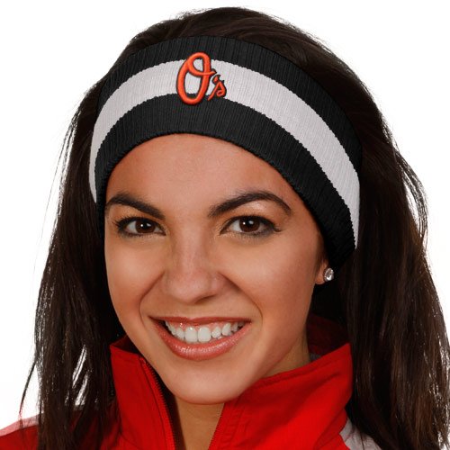 New Era Baltimore Orioles Ladies Black Big Ski-Knit Headband