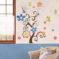Sheep & Tree - X-Large Wall Decals Stickers Appliques Home Decor