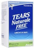 Tears Naturale Free Lubricant Eye Drops, 60 Single-Use Vials