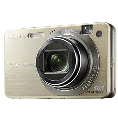 Sony Cybershot DSC W-170 N Digitalkamera (10 Megapixel, 5-fach opt. Zoom, 2,7" Display) gold