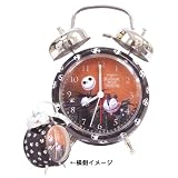 ディズニー Disney ナイトメア・ビフォアー・クリスマス プリンティングツインベルクロック AC06256NC 目覚まし時計の画像
