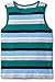 Crazy 8 Kid Boy Turquoise Striped Tank