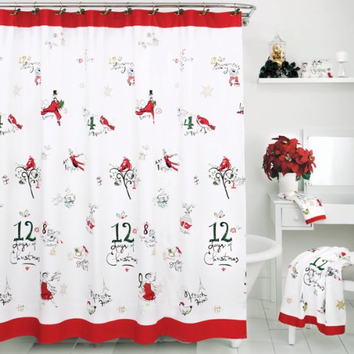 Sale Lenox American By Design 12 Days Of Christmas Shower Curtain