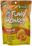 Funky Monkey Snacks MangOJ, Mango with Orange Juice, Freeze-Dried Fruit, 1-Ounce Bags (Pack of 12)