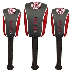 Boston Red MLB Set of Three Mesh Barrel Head Covers