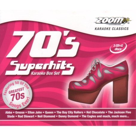 CD-Charts  Music : Zoom Karaoke - Seventies Superhits Box Set - 50 Songs - Triple CD+G Set