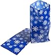 Snowflake Cellophane Bags 12 Pack