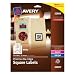Avery Permanent Square Label, White, Inkjet/Laser 1.5 x 1.5-Inches, Pack of 600, Use for QR Codes and Branding Your Packaging (22805)