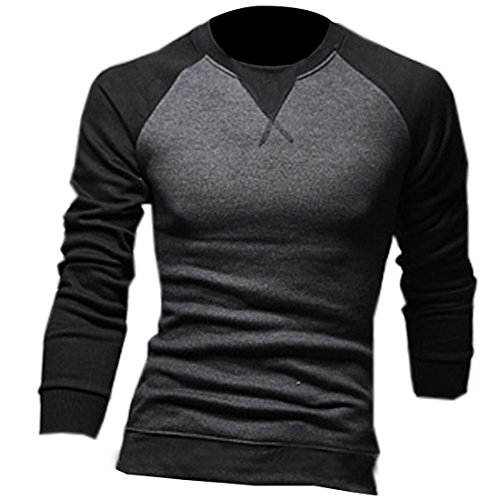 Partiss Mens Contrast Color Pullover T-shirt