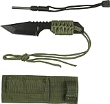 7" Full Tang Fire Starter Hunting Camping Knife W/flint