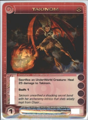 TAKINOM Chaotic Premium Edition Season 1 Super Rare Gold Foil Card & Unused Code (Random Stats)