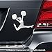 Cheerleader with Poms Car Magnet