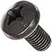 Small Parts M816D7985AB Steel Pan Head Machine Screw, Black Oxide Finish, Meets DIN 7985, #4 Phillips Drive, M8-1.25 Thread Size, 16 mm Length, Fully Threaded, Import (Pack of 50)