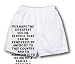 White Boxer Short with Perhaps the greatest social service that can be rendered by anybody to this country and to mankind is to bring up a family. - Bernard Shaw