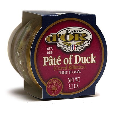 Elevages Perigord Pate of Duck - Cured Rillettes 3.1 oz by Duck
