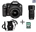 PENTAX K-x Schwarz + Objektiv DAL 18-55 mm + Objektiv DAL 55-300 mm + Fototasche 50099 + 4 GB SDHC-Card PENTAX K-x Schwarz + Objektiv DAL 18-55 mm + Objektiv DAL 55-300 mm + Fototasche 50099 + 4 GB SDHC-Card