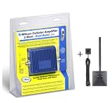 Wilson Cellular 800MHz/1900MHz Dual-Band 3 Watt Direct Connection Amplifier (811201) and Mini Glass Mount Antenna (301114) for Verizon, AT&T GSM/GPRS/TDMA, Cingular, Alltel, Sprint PCS, T-Mobile (850MHz, 1900MHz), Cellular One, US Cellular, Metro PCS, Virgin Mobile, Cricket, Qwest, Boost Mobile phones