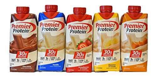 Premier Protien 11oz, Chocolate, Vanilla, Strawberry, Banana and Caramel