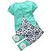 2pc Suit Baby Kids Girls Boys Toddlers Cute Rabbit Top+short Pants Set Clothes
