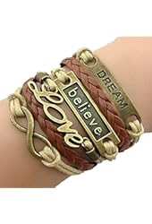 ETSYG&reg; Europe and the United States to restore ancient ways leather bracelet LOVE dreams
