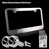 NISMO Stamped High Quality Chrome Plating Cast Zinc License Plate Frame
