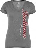 Indiana Hoosiers Women's Heathered Charcoal Cannon Tee