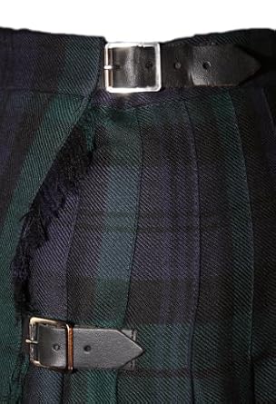 Ladies Midi Kilt in Pure New Wool.