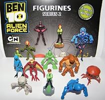 Ben 10 Alien Force Figures Cake Toppers / Cupcake Decorations