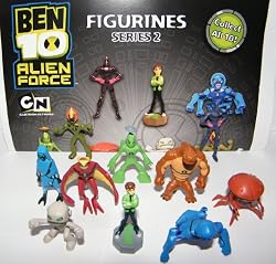 Ben 10 Alien Force Series 2 Capsule Toys Set of 10