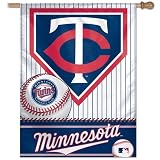 MLB Minnesota Twins 27-by-37-Inch Vertical Flag