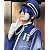 耐熱高品質ウィッグ・ボーカロイド☆VOCALOID　 kaito カイト　千本桜  コスプレウイッグ　コスチューム