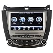 Koolertron For 7th 2003-07 Honda Accord 8" Digital HD Touchscreen DVD GPS Navigation System with iPod BT Control
