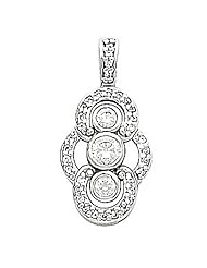 Platinum Diamond Pendant - 0.53 Ct. -- LIFETIME WARRANTY