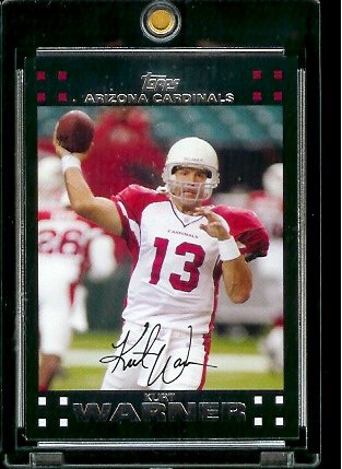 2007 Topps Football # 2 Kurt Warner - Arizona Cardinals - NFL Trading Cards