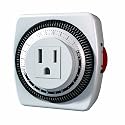 Stanley 31192 TimeIt Heavy Duty Indoor Grounded Timer, White