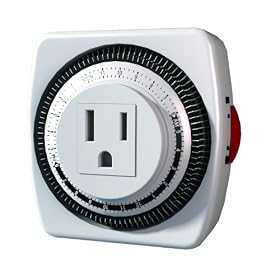 Stanley 31192 TimeIt Heavy Duty Indoor Grounded Timer, White by Stanley
