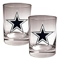 Dallas Cowboys Rocks Glass Set - Clear