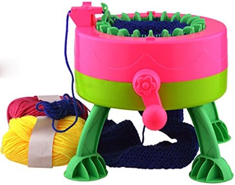 Ology(R)- Creative DIY Scarf Hat Quick Knitting Machine Handheld Handwork Weaving Tool for Adult Child